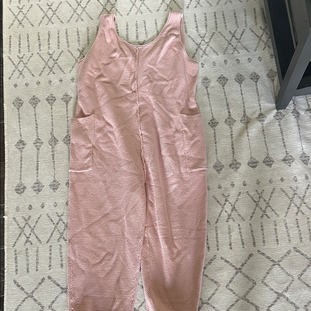Amazon Pink Jumpsuit with Pockets
